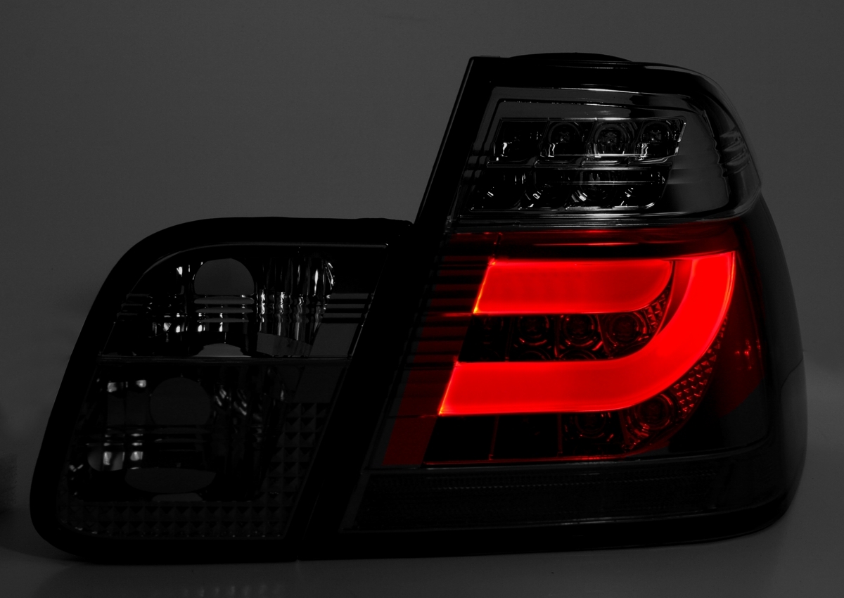 LightBar Rückleuchten für 3er BMW E46 in Schwarz