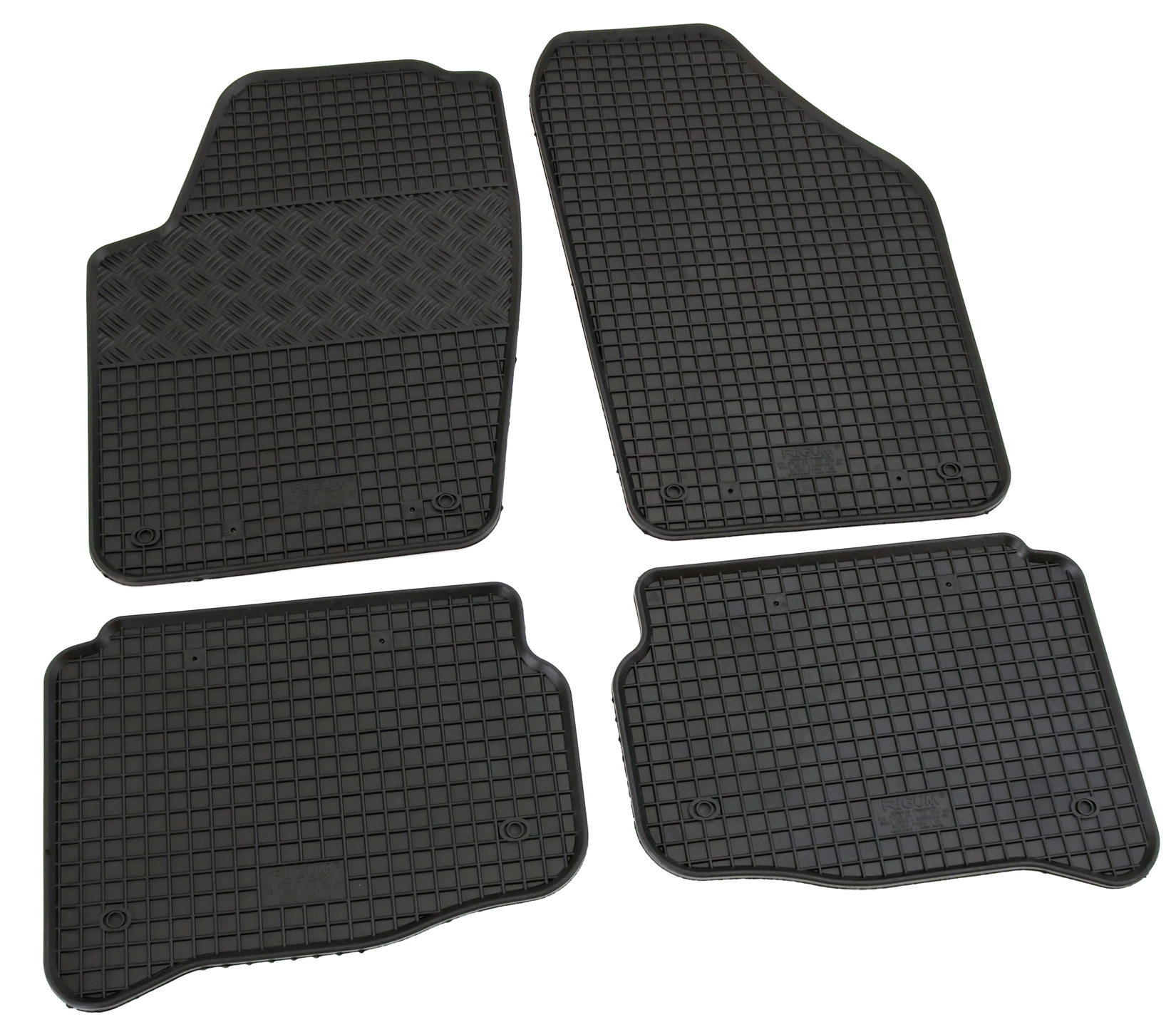 Gummi Fußmatten für Seat Ibiza + VW Polo 9N 9N3