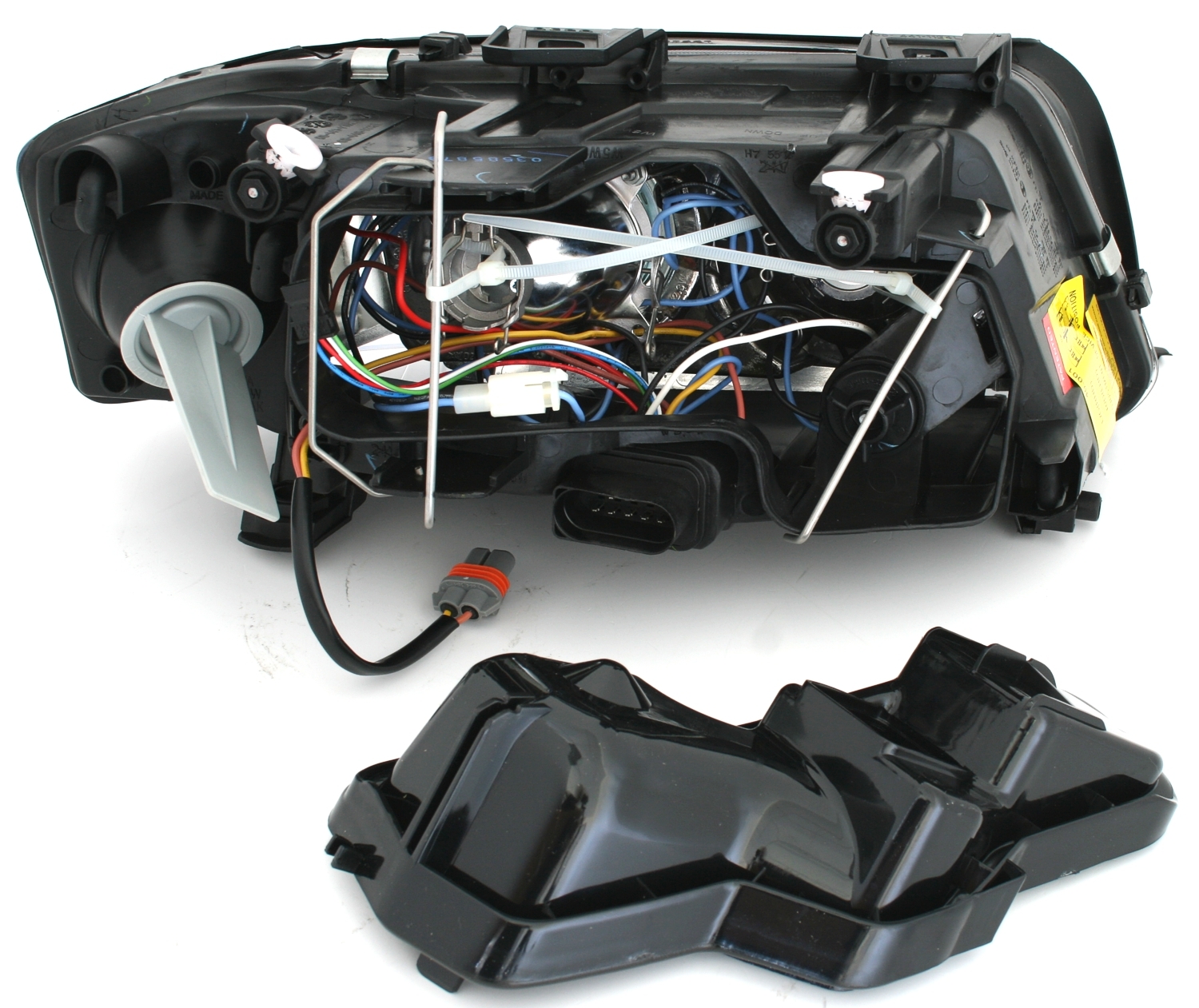 Angel Eyes Scheinwerfer Set für Audi A6 in Chrom