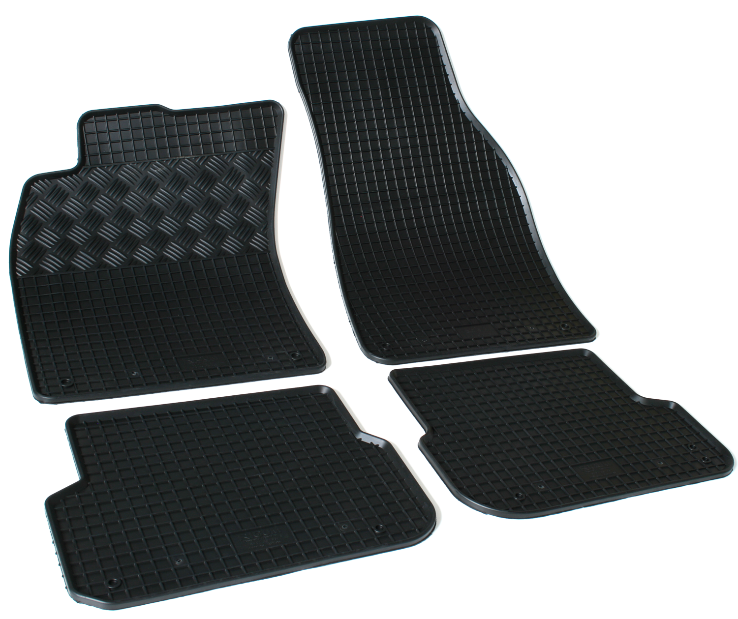 Gummi Fußmatten für Audi A6 4F C6